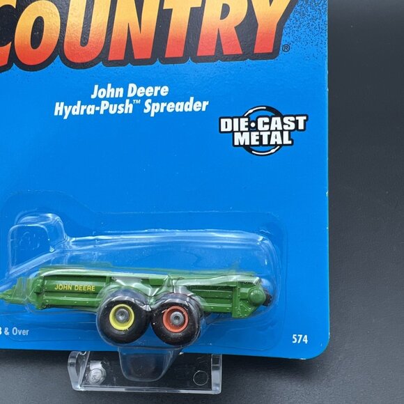 1995 Ertl Farm Country John Deere Hyde-Push Spreader Diecast 1:64 - Picture 5 of 11
